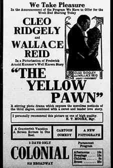 The Yellow Pawn (1916) afişi