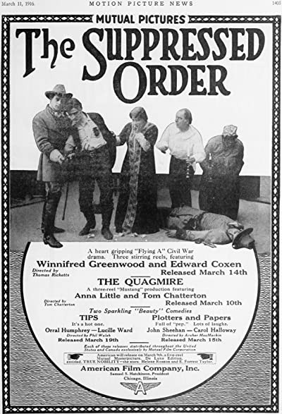 The Suppressed Order (1916) afişi