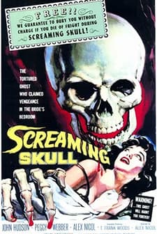 The Screaming Skull (1958) afişi