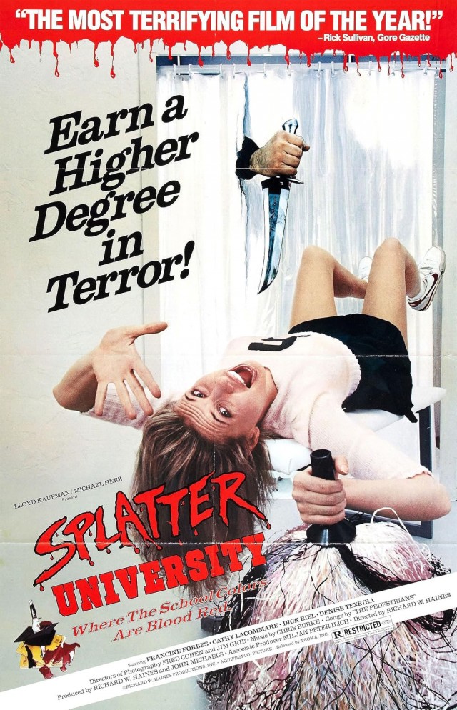 Splatter University (1984) afişi