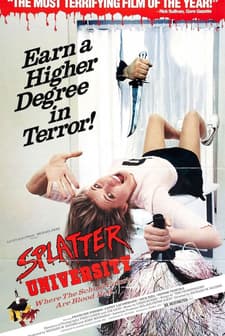 Splatter University (1984) afişi
