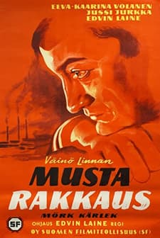 Musta Rakkaus (1957) afişi