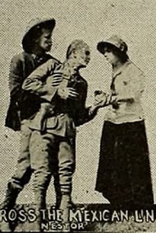 'cross The Mexican Line (1914) afişi