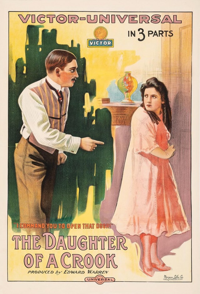 The Daughter Of A Crook (1914) afişi