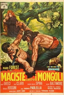 Maciste contro i Mongoli (1963) afişi