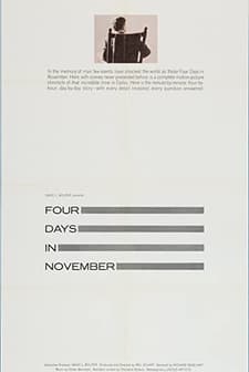 Four Days in November (1964) afişi