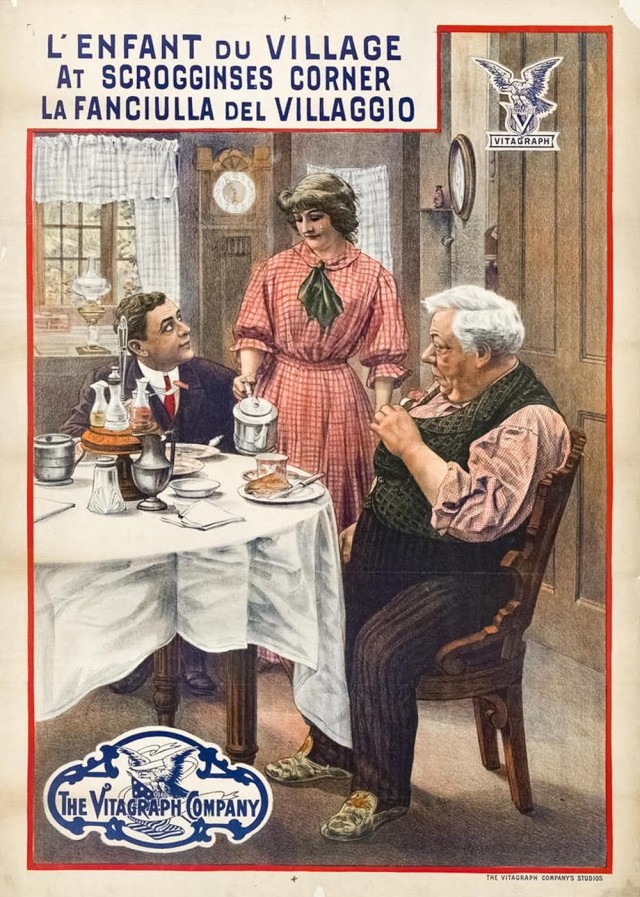 At Scrogginses' Corner (1912) afişi