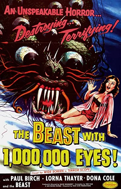 The Beast With A Million Eyes (1955) afişi