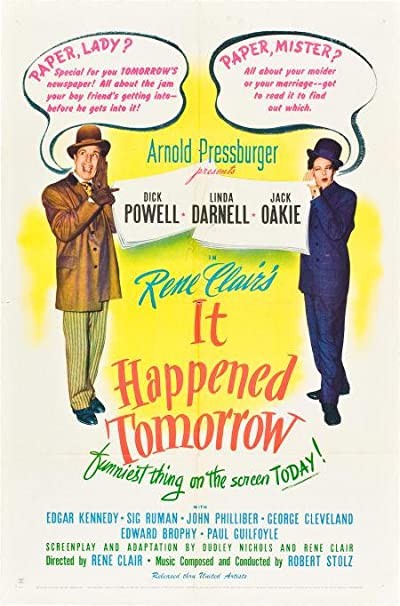It Happened Tomorrow (1944) afişi