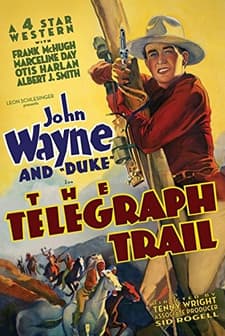 The Telegraph Trail (1933) afişi