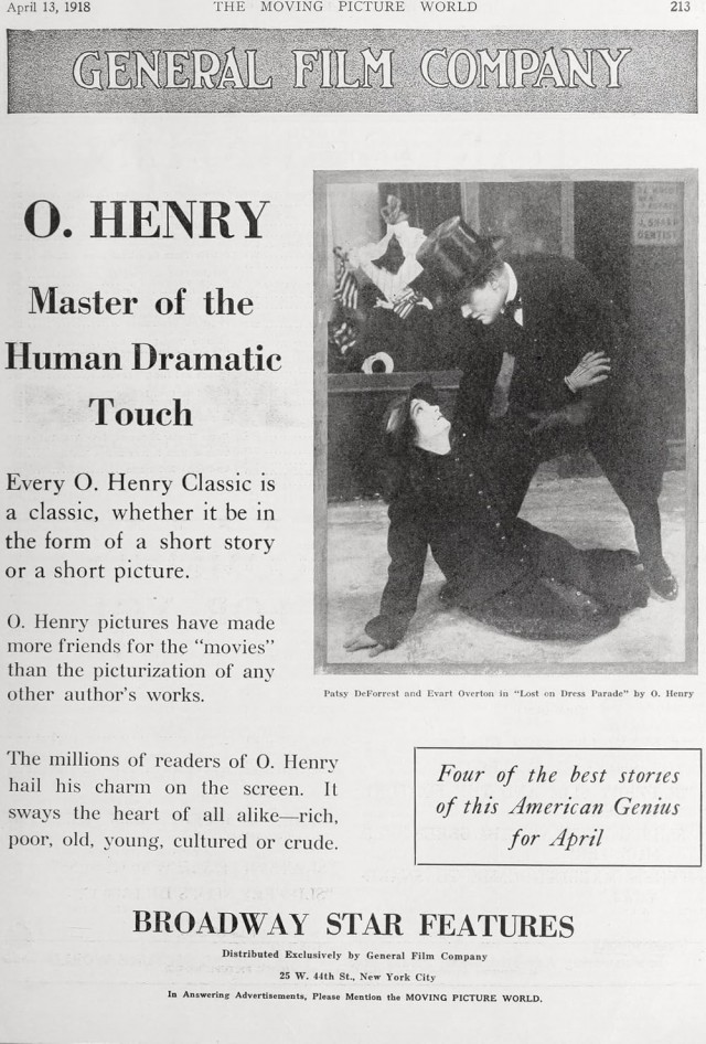 Lost on Dress Parade (1918) afişi