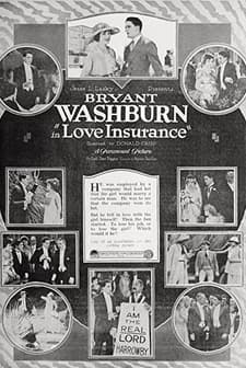 Love ınsurance (1919) afişi