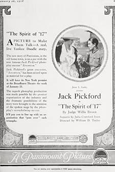 The Spirit Of '17 (1918) afişi