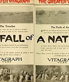 Bir Ulusun çöküşü (1916) afişi