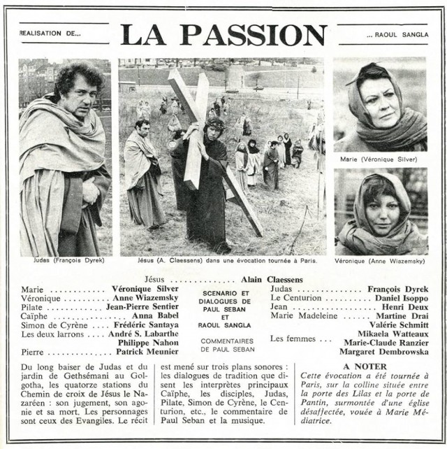 La passion (1978) afişi