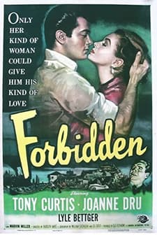 Forbidden (1953) afişi