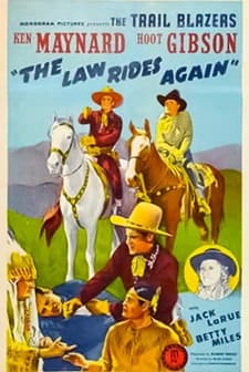 The Law Rides Again (1943) afişi