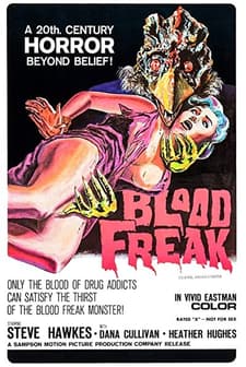 Blood Freak (1972) afişi