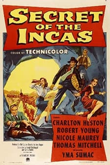 Secret Of The ıncas (1954) afişi