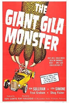 The Giant Gila Monster (1959) afişi