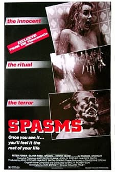 Spasms (1983) afişi