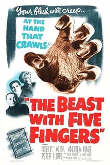 The Beast With Five Fingers (1946) afişi