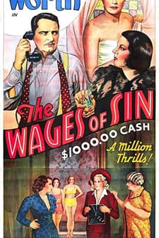 The Wages Of Sin (1938) afişi