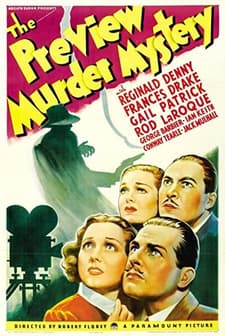 The Preview Murder Mystery (1936) afişi