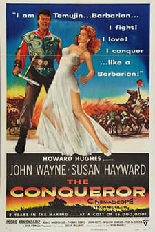 The Conqueror (1956) afişi