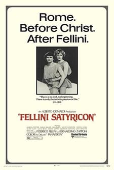 Fellini Satyricon (1969) afişi