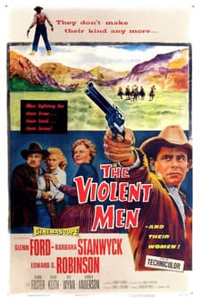 The Violent Men (1955) afişi