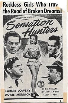 Sensation Hunters (1945) afişi
