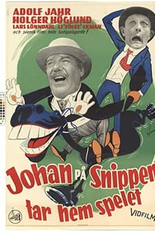 Johan På Snippen Tar Hem Spelet (1957) afişi