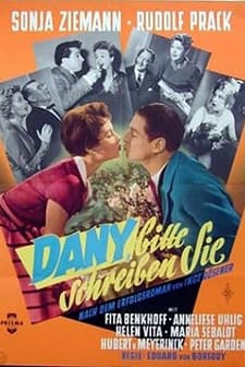 Dany, bitte schreiben Sie (1956) afişi