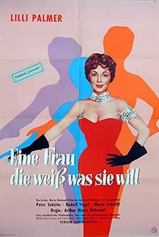 Eine Frau, Die Weiss, Was Sie Will (1958) afişi