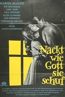 Nackt, Wie Gott Sie Schuf (1958) afişi