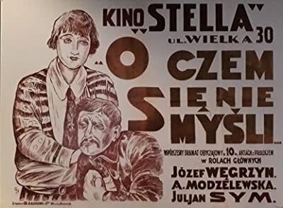 O Czym Sie Nie Mysli (1926) afişi