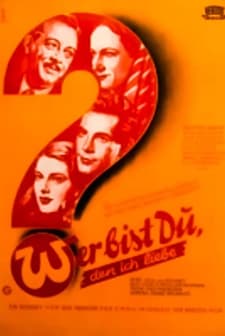Wer bist du, den ich liebe? (1949) afişi