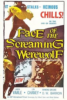 Face Of The Screaming Werewolf (1964) afişi