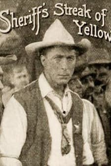 The Sheriff's Streak Of Yellow (1915) afişi