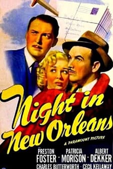 Night in New Orleans (1942) afişi