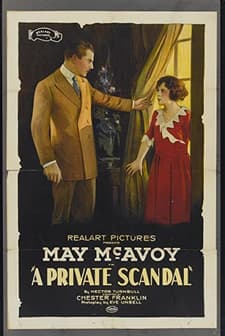 A Private Scandal (1921) afişi