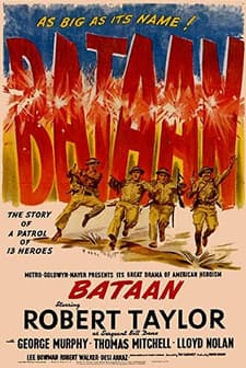 Bataan (1943) afişi