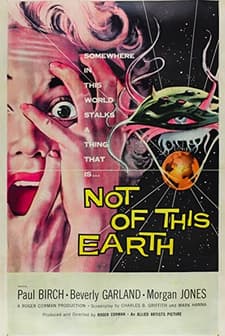Not Of This Earth (1957) afişi