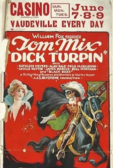 Dick Turpin (1925) afişi