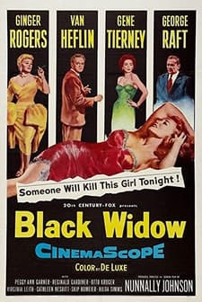 Black Widow (1954) afişi