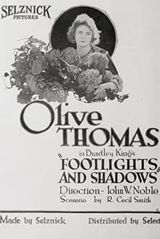 Footlights And Shadows (1920) afişi