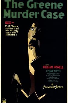 The Greene Murder Case (1929) afişi