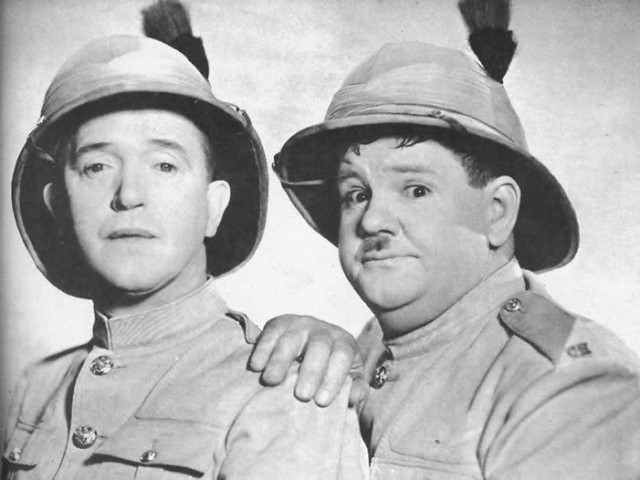 Laurel and Hardy of India Fotoğrafı