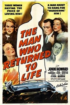 The Man Who Returned To Life (1942) afişi